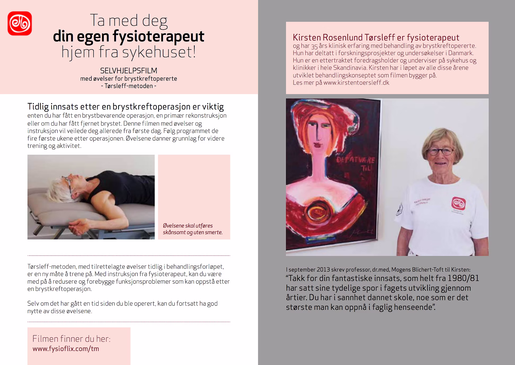 Brosjyre – Tørsleff-metoden